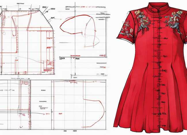 儿童旗袍打版教程，儿童旗袍打版图片
