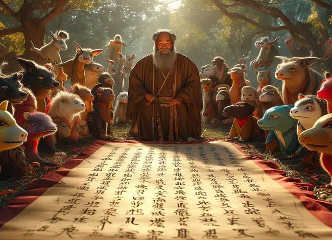 十二生肖故事文字版的，十二生肖故事文字版的作者是谁