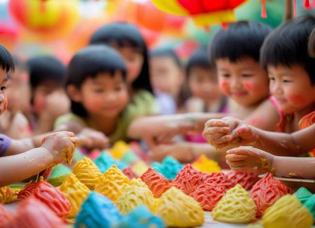 儿童端午节手工，儿童端午节手工彩泥制作粽子