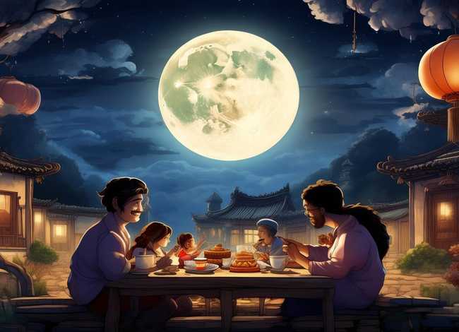 中秋节传说故事简短，中秋节传说故事简短100