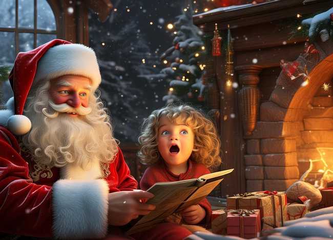 圣诞老人的故事儿童版睡前故事 圣诞老人的睡前小故事