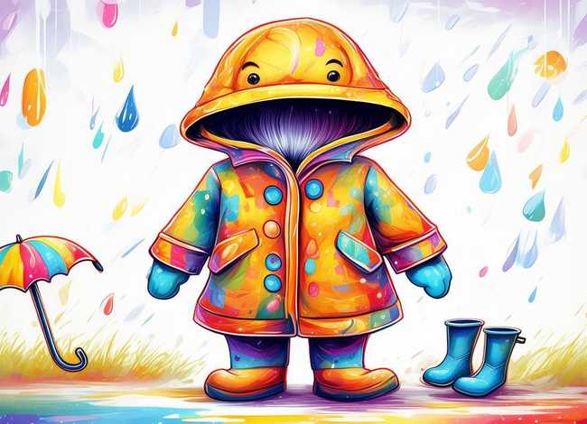 儿童雨衣的图片 - 儿童雨衣的图片简笔画