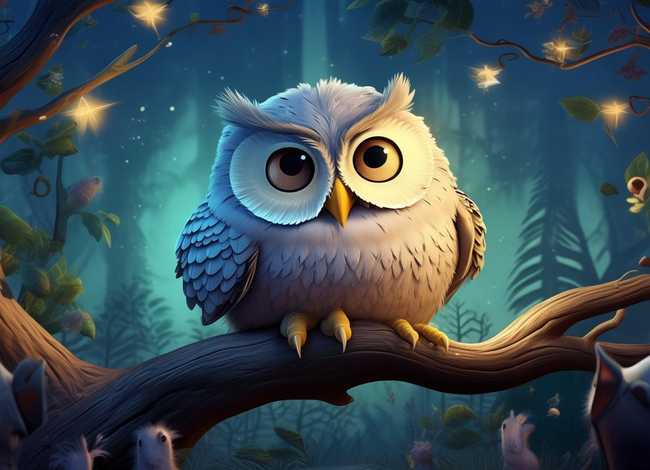 猫头鹰讲故事动画片，猫头鹰讲故事动画片视频