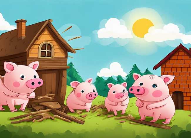 儿童故事的小视频三只小猪（幼儿三只小猪的故事视频）