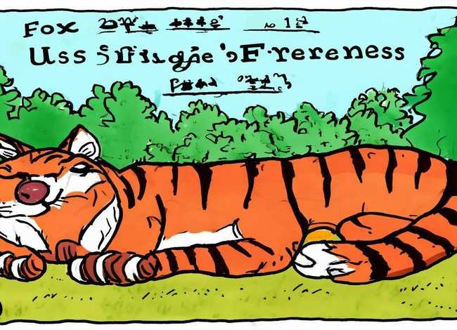 寓言故事狐假虎威手抄报 - 寓言故事狐假虎威手抄报简单