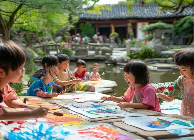 儿童水墨画启蒙故事 幼儿园水墨画课程故事