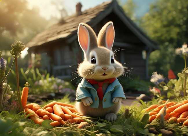 彼得兔的故事绘本，彼得兔的故事绘本PPT