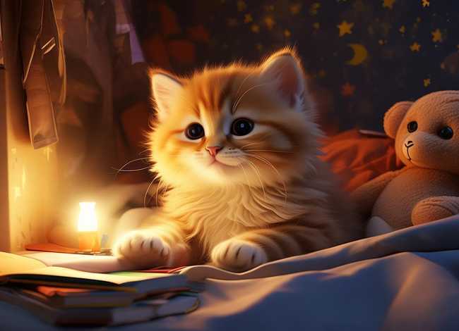 儿童睡前故事猫的故事（宝宝睡前故事小猫的故事）