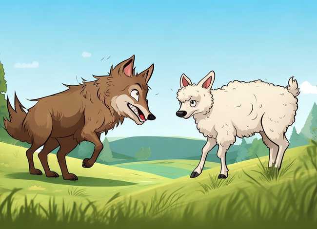 狼和小羊的幼儿故事；狼和小羊的幼儿故事简短