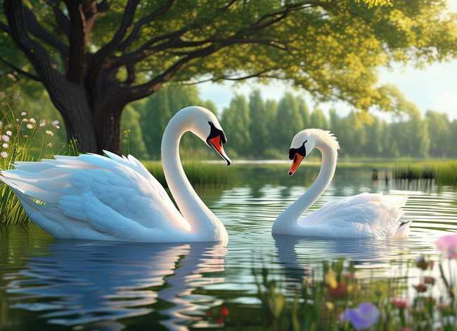 天鹅的故事绘本；天鹅的故事绘本图片