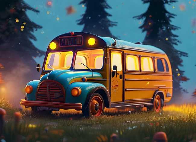 校车的故事睡前故事，关于校车的睡前故事