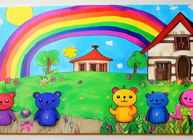 儿童故事主题画马克笔、马克笔儿童主题画 简单漂亮