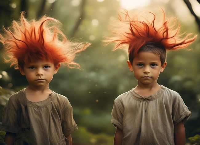 山鬼发型儿童、山鬼发型儿童男