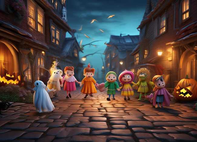 万圣节的故事儿童版英语 万圣节的小故事英语版