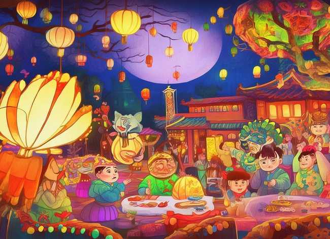 《元宵节的故事》，《元宵节的故事》绘本图片