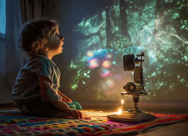 儿童故事投影仪比较模糊、故事投影仪伤眼睛吗