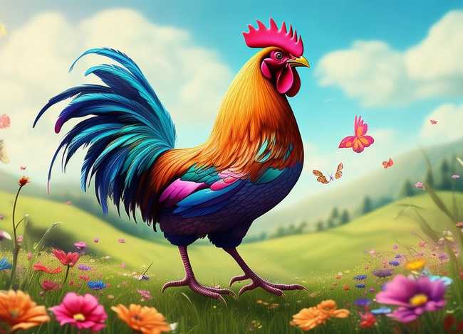 美丽的公鸡故事 美丽的公鸡故事绘本