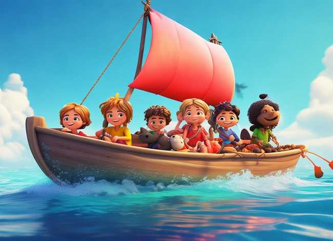 儿童故事小船历险记；小船旅行记 幼儿园故事