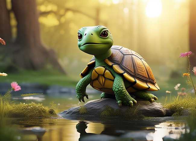 勇敢乌龟儿童故事；勇敢的乌龟故事
