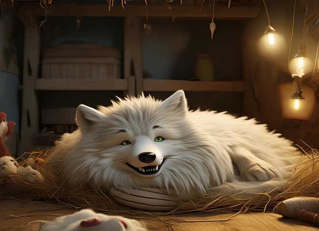 儿童睡前故事披着羊皮的狼插图 - 幼儿睡前故事披着羊皮的狼