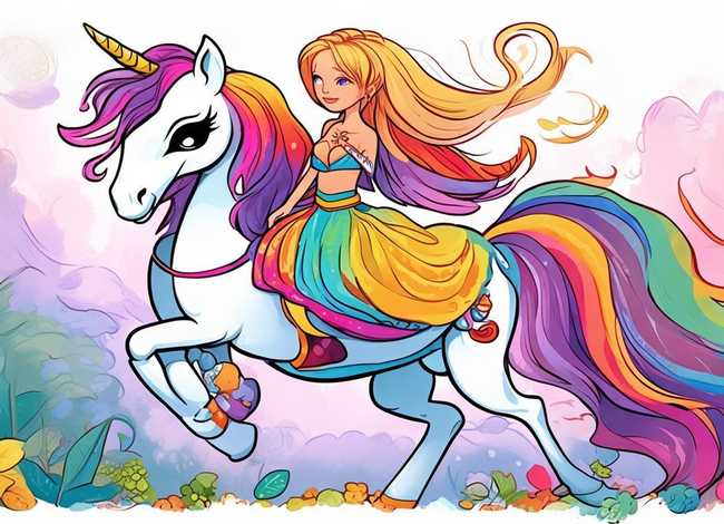 儿童公主小马宝莉简笔画；儿童公主小马宝莉简笔画图片大全