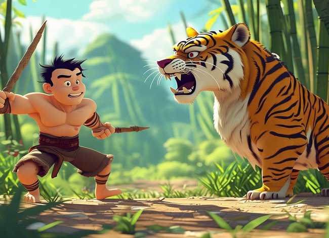 武松打虎儿童故事简短小朋友（武松打虎幼儿简短故事）