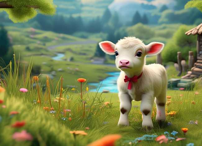 牛小牛儿童绘本 - 小牛的绘本