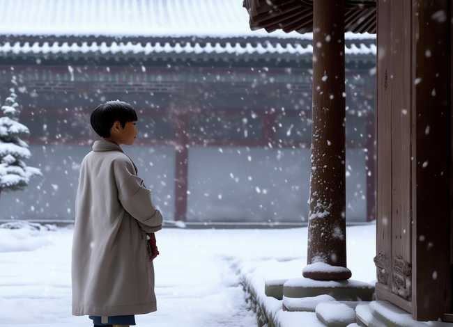 程门立雪的故事图片、程门立雪的故事图片简单