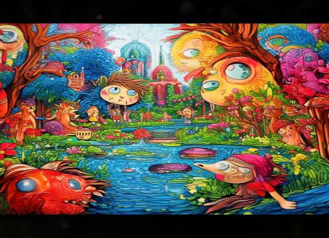 绘本故事相关的彩笔画（绘本故事相关的彩笔画作品）