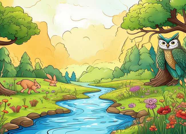 故事大全画画(故事绘画图片大全6张简单又漂亮) 故事大全画画(故事绘画图片大全6张简单又漂亮)