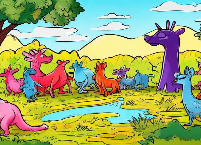 寓言故事儿童画大全集教程，寓言故事简笔画画大全带颜色