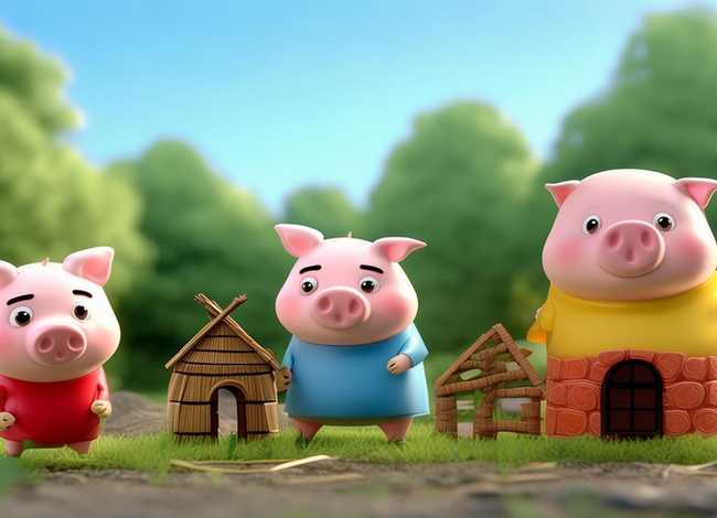 儿童故事视频三只小猪 幼儿故事三只小猪视频
