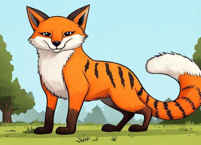 狐假虎威的图片，狐假虎威的图片简笔画二年级