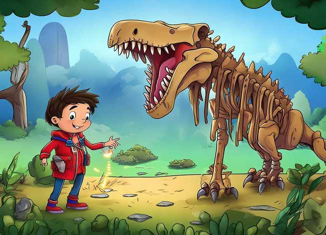 儿童故事画报·恐龙密码，恐龙图画故事