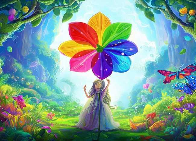 七色花故事全文打印、七色花故事全文电子版