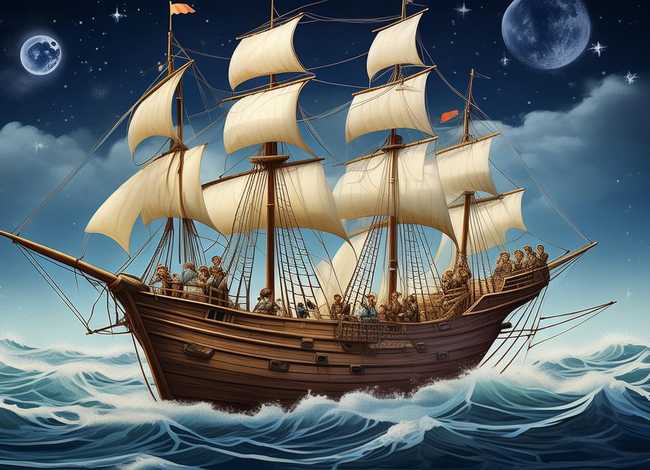 遥远的帆船儿童故事、远航的帆船