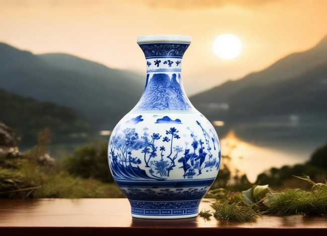 鼓岭故事梅瓶(鼓岭的故事) 鼓岭故事梅瓶(鼓岭的故事)