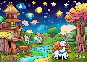 儿童故事连环画6幅图作品 - 幼儿故事连环画图片6张
