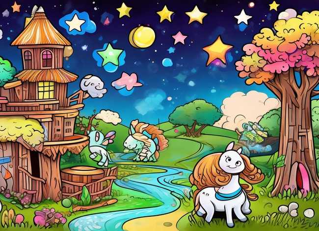 儿童故事连环画6幅图作品 - 幼儿故事连环画图片6张