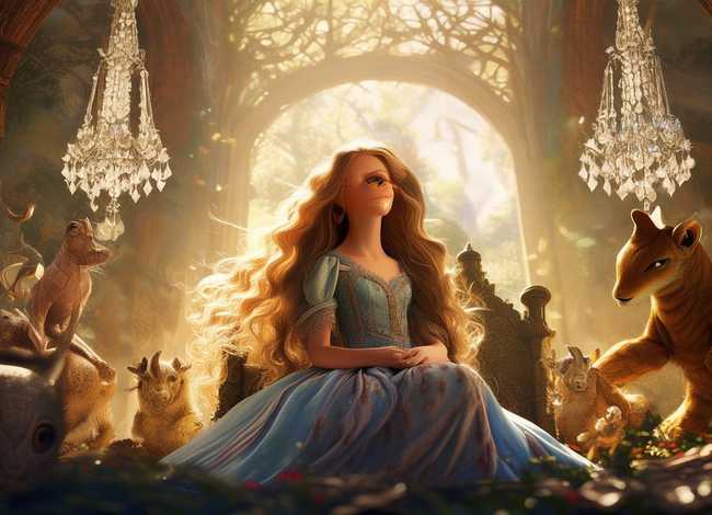 童话故事画，童话故事画的图片