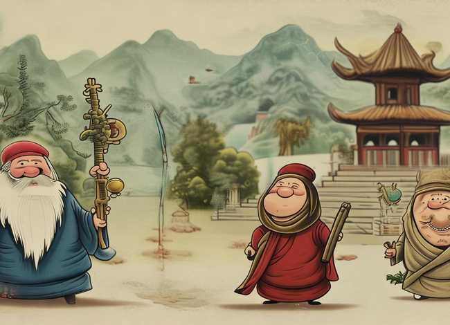 三个和尚故事图片、三个和尚故事图片简笔画