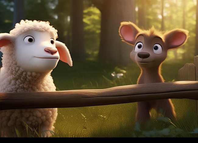 儿童故事 小羊和围栏（小羊和小狼故事）