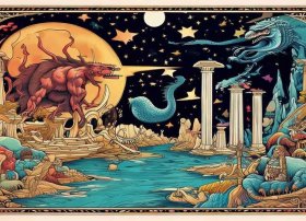 《外国神话故事》；《外国神话故事》手抄报图片