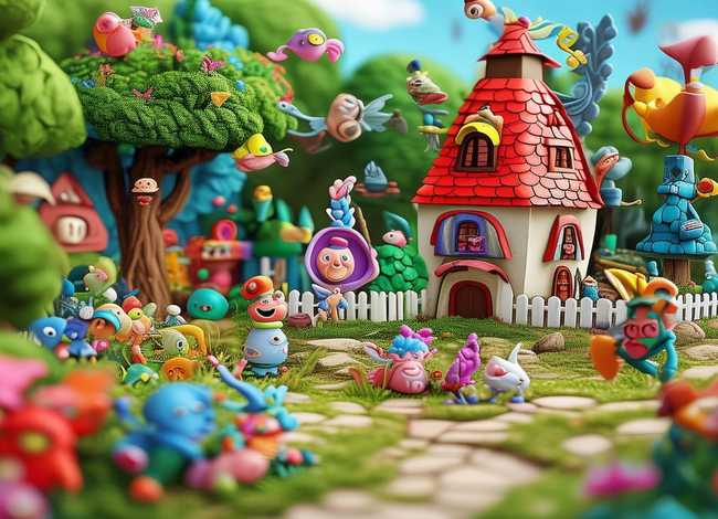 童话故事儿童画图片，童话故事儿童画图片大全