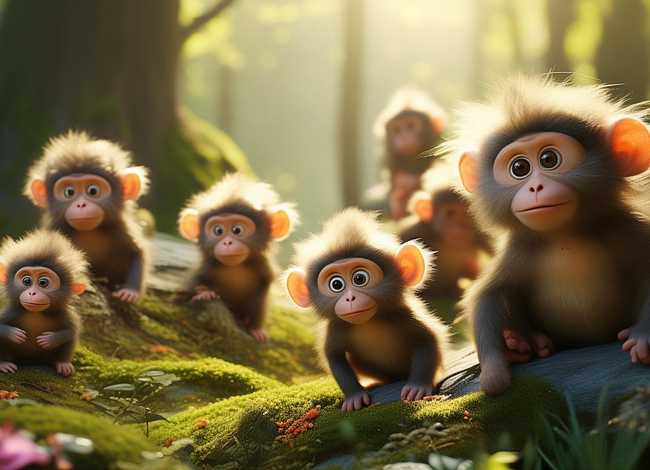 猴子的故事儿童 猴子的幼儿故事