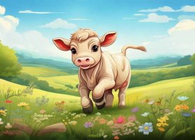 关于小牛的绘本（关于小牛的绘本图片）