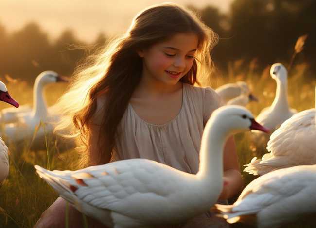 儿童睡前故事书之放鹅姑娘；放鹅姑娘故事视频