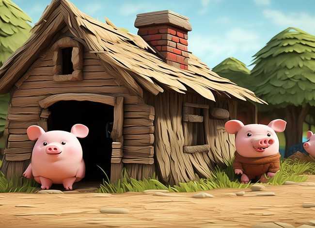 我想听故事三只小猪；我想听故事三只小猪作文