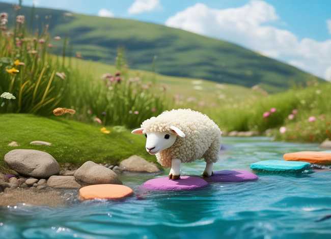 儿童故事小羊过河全文 - 小羊过河故事文字版
