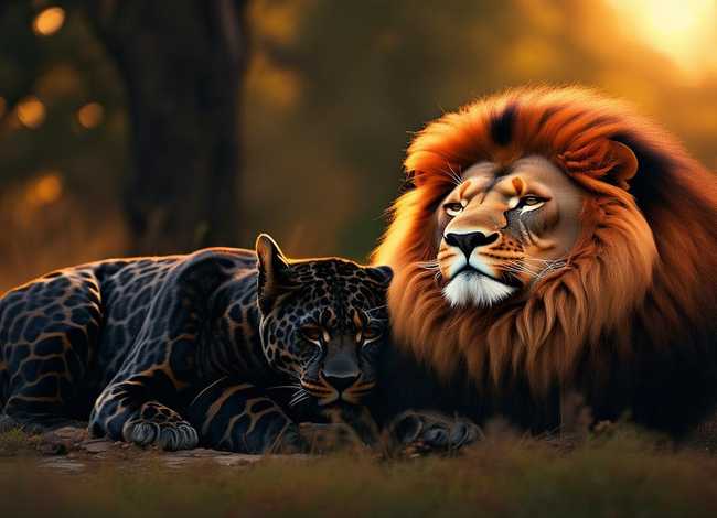 睡前故事豹子、睡前故事豹子跟狮子